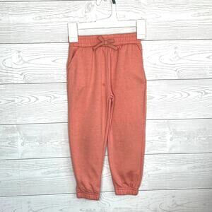 Btween peach glitter jogger sweatpants size 4